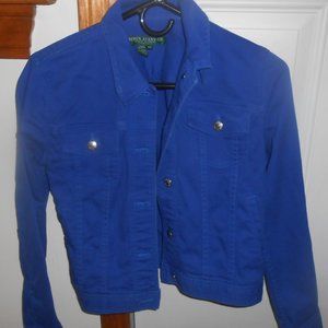 Denim Jacket Royal Blue